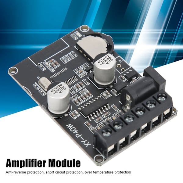 Bluetooth 5.0 Effektstärkare Kretskort Stereo Hög Effekt Digital Megafonmodul 524V XYP40W