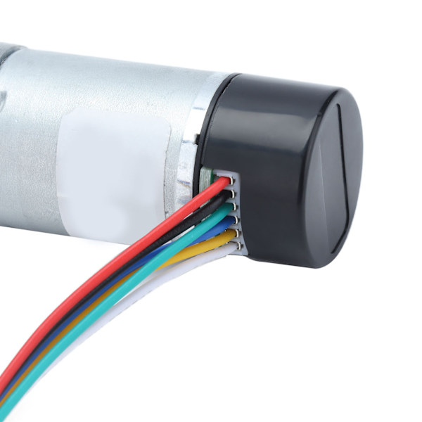 25GA DC-vaihteistoinen moottori Sinkkiseos Kestävä Pölytiivis Vakaa Nopeudenvaihteisto Moottori DIY-moottorille Robotti Malli 1360RPM