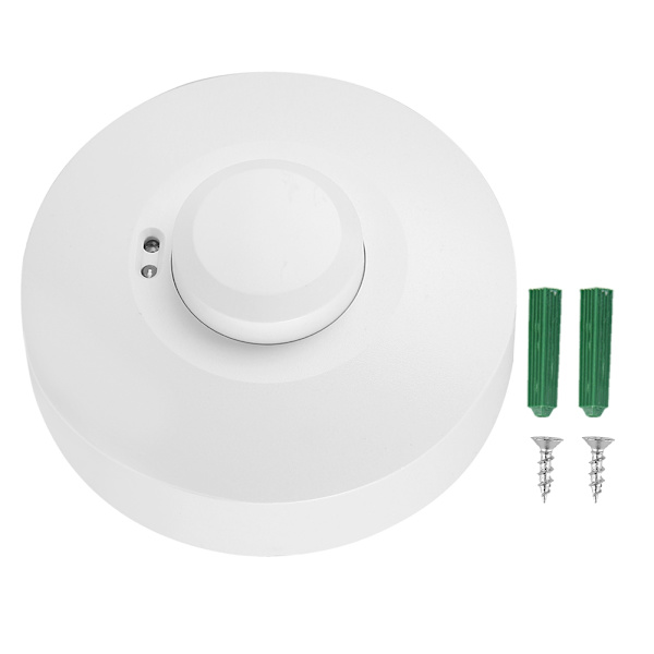 Rörelsedetektor 360° Sensor Ljusströmbrytare 5.8GHz Högfrekvent Mikrovågsugn 85-250V