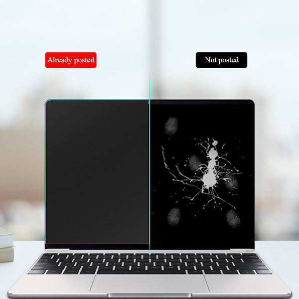 Anti-kiggefilm til MacBook Air/Pro - Magnetisk skærmbeskytter til Apple-bærbar