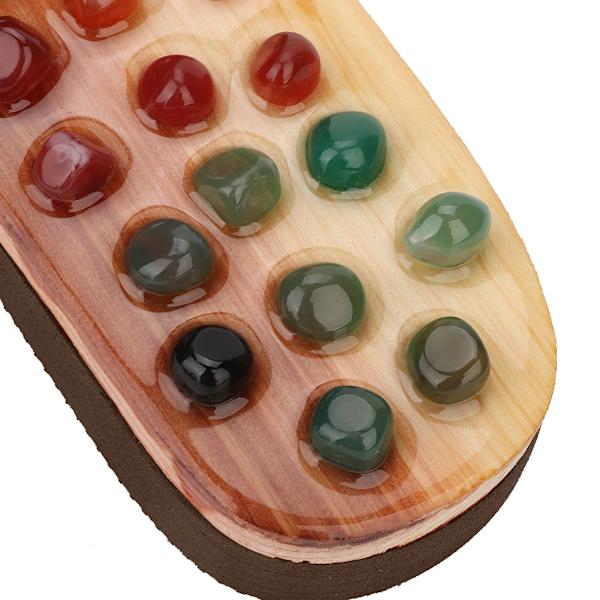 Jalkamassajikengät Kivipohjaiset Jalkapohjan Hieronta Kengät (Musta 40)
