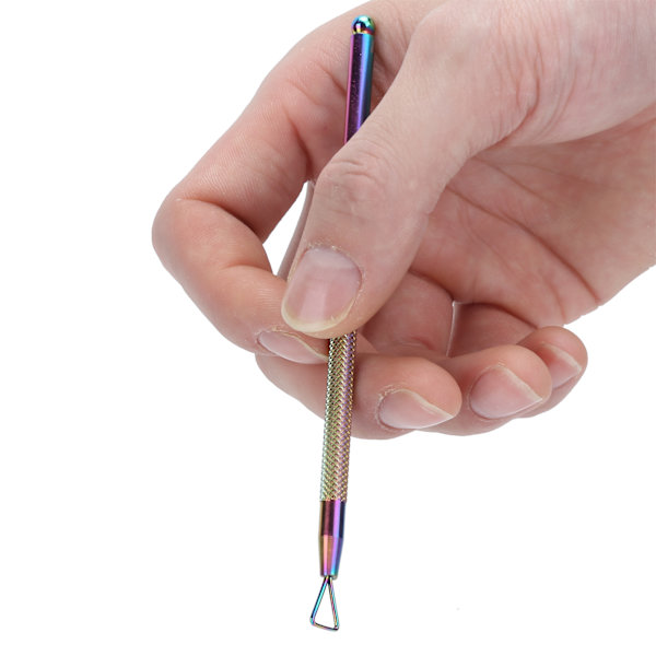 3-delat set av rostfritt stål Multifunktionell Pedikyr Set Döda Hud Saxar Nageltryckare Nagelplan