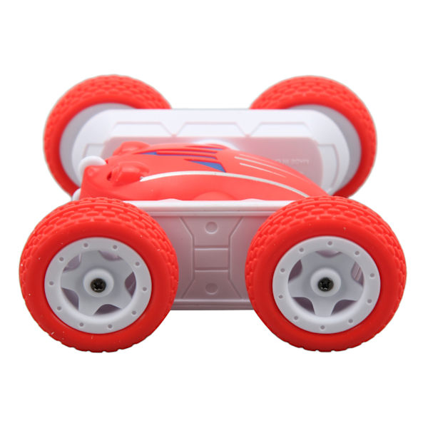 2.4GHz Stunt RC Bil 360° Rotation Anti-kollision Fjärrkontroll Elektrisk Mini Dubbelsidig Stuntbil Röd
