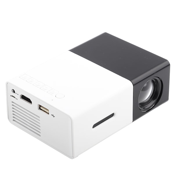 LED Projektor Mini Håndholdt Bærbar YG300 med Multifunktionsgrænseflade Filmværktøj 110-240VAU