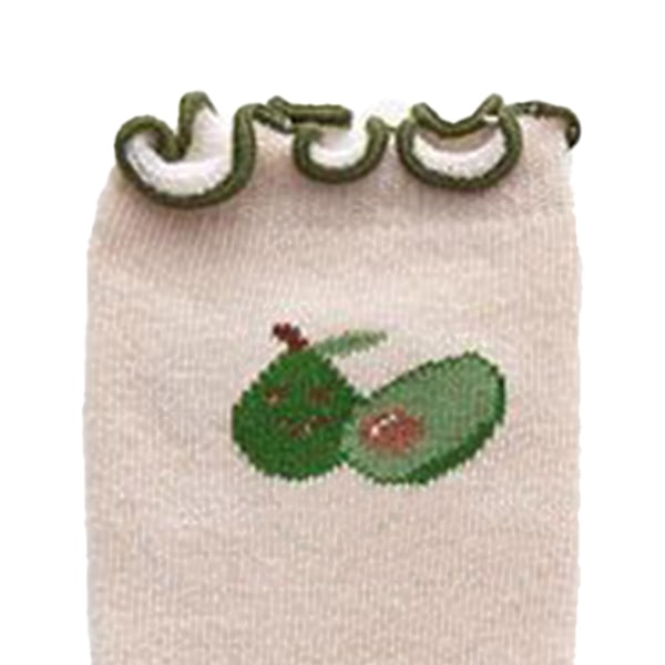 Baby Crew Strumpor Kammad Bomull Mjuka Varma Andningsbara Slitstarka Mellanhöga Strumpor för Spädbarn Småbarn M; 10cm/3.9in; för 6‑12 Månader