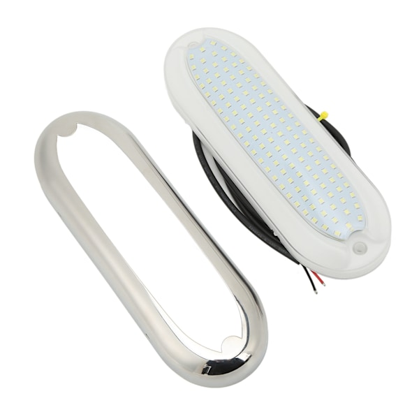 12VDC Bådunder vandlys 120 LED Lysstærkt Lys IP68 Vandtæt Rustfrit til Skibe Yachter Motorbåde Blåt Lys