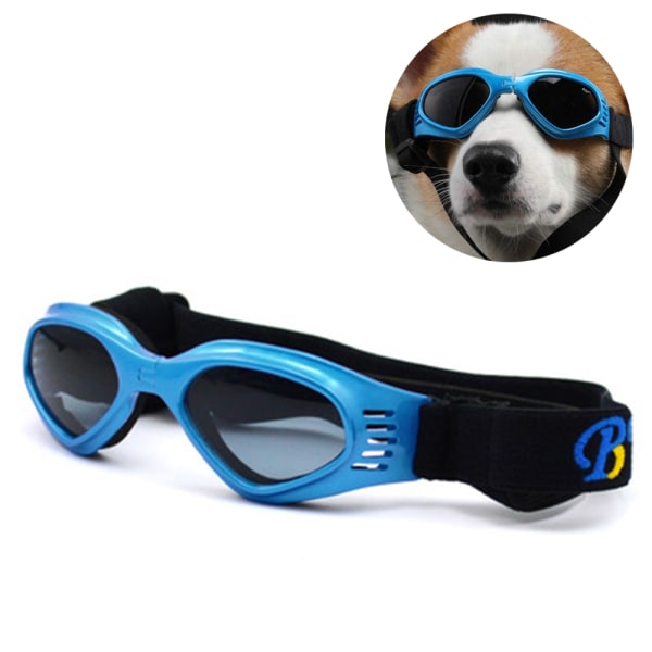 Hundesolbriller, justerbar strop til UV-solbriller, vandtæt