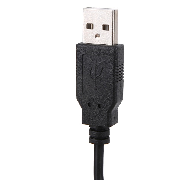 3,5 mm 1 meter forlengelseskabel USB AUX Stereo Hunn til 2 RCA Hann for Bil Båt Motorsykkel