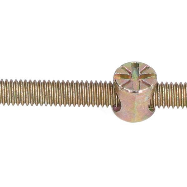 10 Set Baby Säng Spjälsäng Skruv M6 Galvaniserad Rostfritt Stål Hex Socket Head Cap Skruvar Hårdvara Kit för MöbelM6x50mm