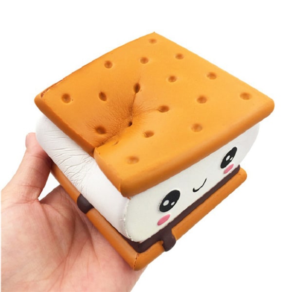 Långsamt Stigande Kawaii Klämleksak För Stresslindring, Miljövänligt Material Mjuk Squishy Söt Barn Vuxen Gåva, Perfekt För Hemmakontorsanvändning Med Långsam