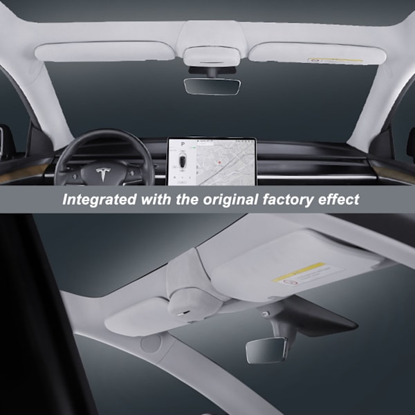 Auton Lasikoteline Auton Aurinkolasien Säilytyslaatikko Vaihto Tesla Model 3 2017‑2023 ABS