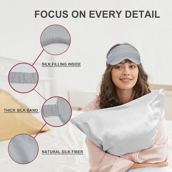Sömnögonmask med fyllning och elastisk rem för full natts sömn