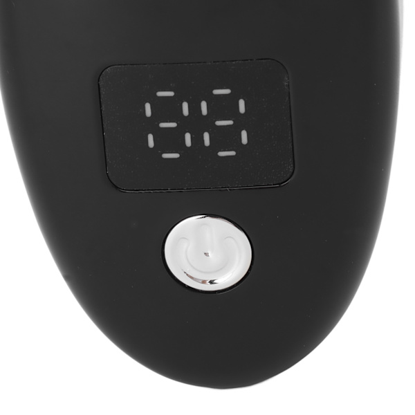 Langaton Mini Parranleikkuri Kaareva Folio USB Latautuva Vedenkestävä Digitaalinen Näyttö Parranleikkuri Musta
