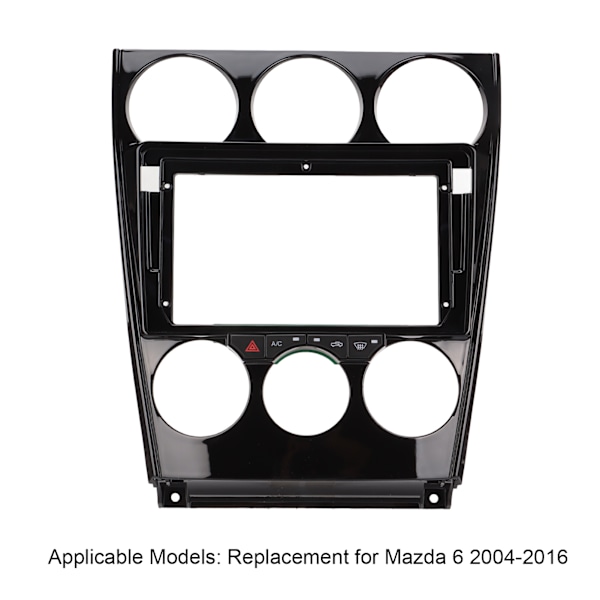 Navigationspanelramme GPS-omgivelse Instrumentbræt Trim Kit Udskiftning til Mazda 6 2004‑2016