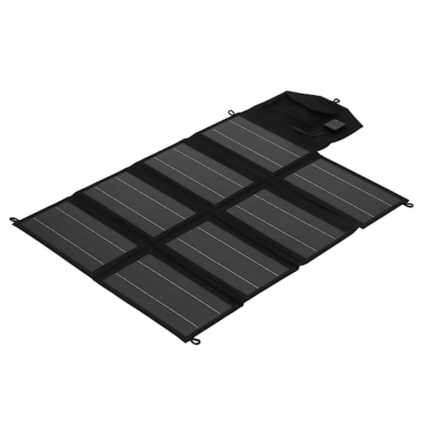 50W Solpanel Kit Portabel Vikbar Solcellsladdare Nödströmförsörjning för Bil Husbil Båt
