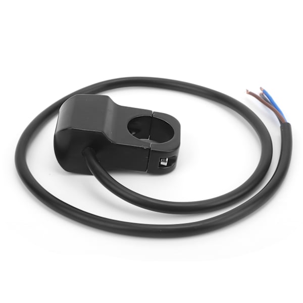 Styrehåndtak Bryter Trykknapp Med Lys Tilbakestillingslås Universal for Motorsykkel med 22mm Styre Rød Lys