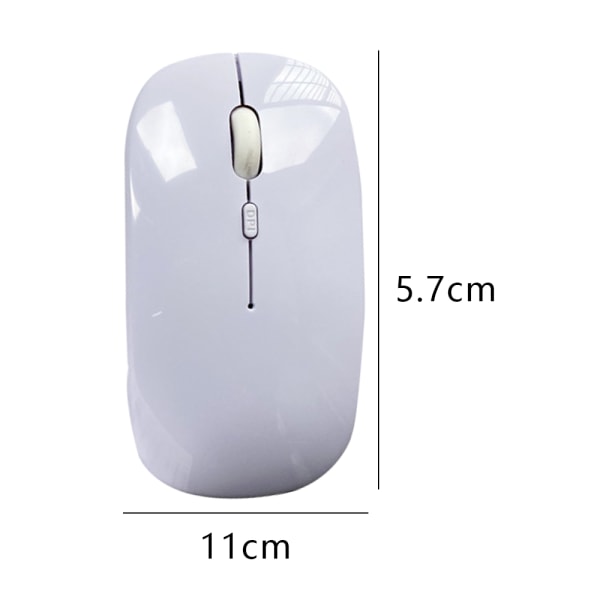 Bluetooth genopladelig trådløs mus til bærbar/pc/Mac/iPad pro
