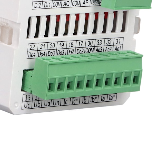 3-Fase Strømspændingsmåler LCD-Display Amperemeter Voltmeter Intelligent El-måler AC220V Indgang