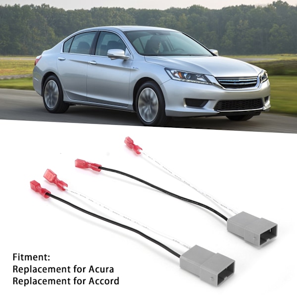 Par høyttalerkabeladapterplugg for Acura/Accord - Modifisering og erstatning