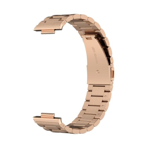 Urrem i rustfrit stål til HUAWEI Watch FIT2, Quick Release urrem i rustfrit stål med poleret finish, holdbart vævet metaldesign