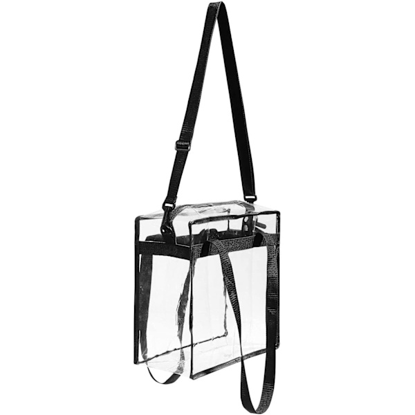Transparent Tote Bag Genomskinlig axelväska Resväska Handväska Transparent Tote Bag Resväskor PVC Toalettväska Researrangör Väska