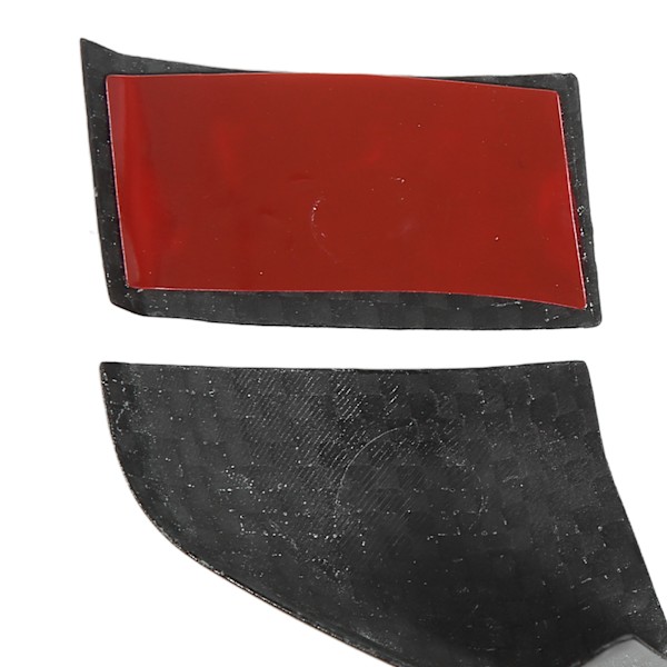 Ratstyrekontaktknap Trim Carbonfiber Udskiftning til Corvette C8 2020 til Nuværende Rød