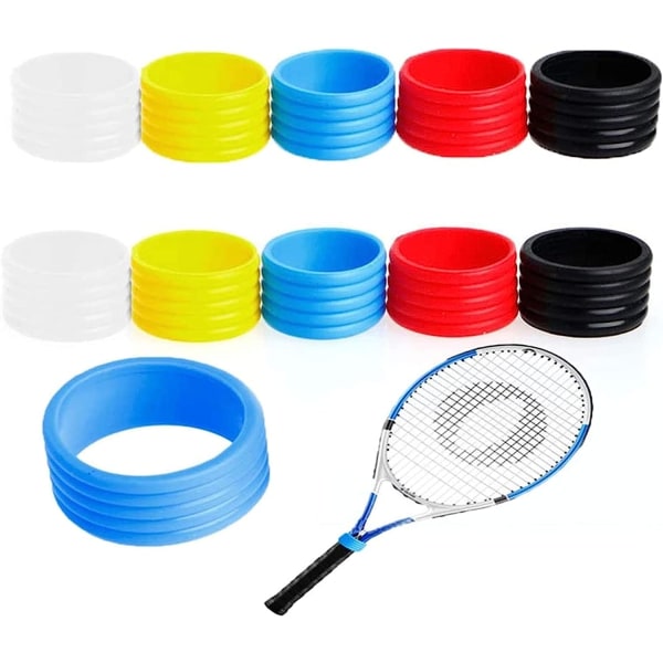 10 st Badminton Tennisracket Grip Tejp och Dry Feel Tennis