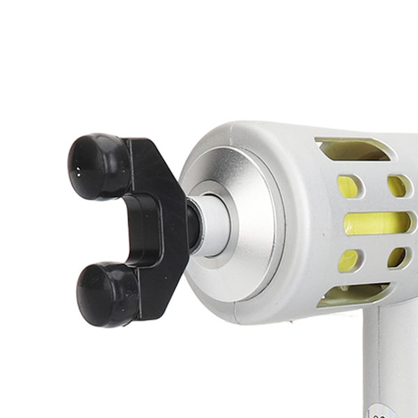 3-i-1 Shockwave Behandlingsmaskin 9 Växlar 2 Funktioner Kiropraktisk Justering Djup Muskelmassager Silver 100‑240V EU-kontakt