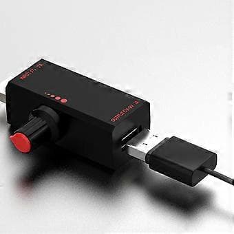 5W USB Vifte Regulator USB Vifte Trinnløs Hastighetskontroller Forbedre Kjøleytelse Hastighetskontroller 66mm/2.6tommer