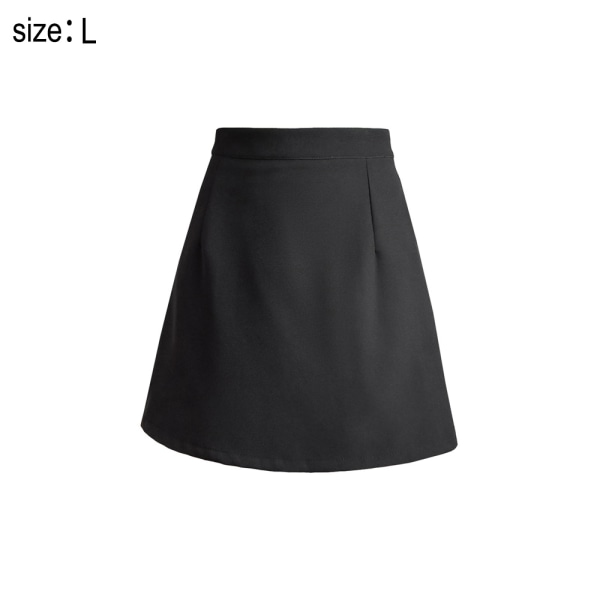 Højtaljet mini-nederdel