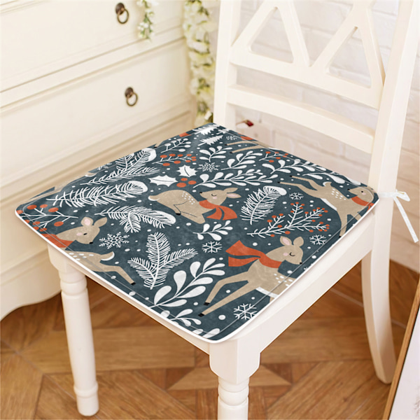 Stolsdynor med Hjorttema Bekväma Unik Design Vackra Trendiga Matsalsstolsdynor för Hem Hotell Kontor 35x35cm