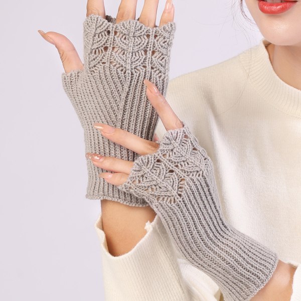 2 Par Vinterarmvarmere til kvinder Varme Fingerløse Handsker Hånd Kr