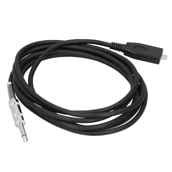 Elektrisk Gitarrkabel TYPEC till 6,35mm USB 2.0 Inspelnings Gitarrinstrumentkabel (2 Meter)