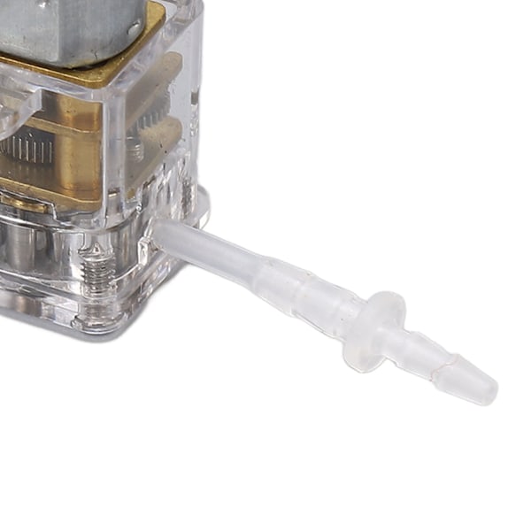 Mini Peristaltisk Pump Transparent Skal 1ml/min Flöde 0.001m Lyfthöjd Vätskedoseringspump för Skönhet Medicinskt Instrument 3V 60ma