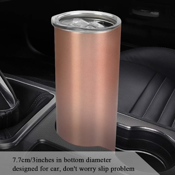 Uppgradera Din Vätskebalans, Ersättningslock för 590 ml Smala Tumblers, med Vakuumisolering för Förlängd Temperaturbevaring, och Enkelt Grepp