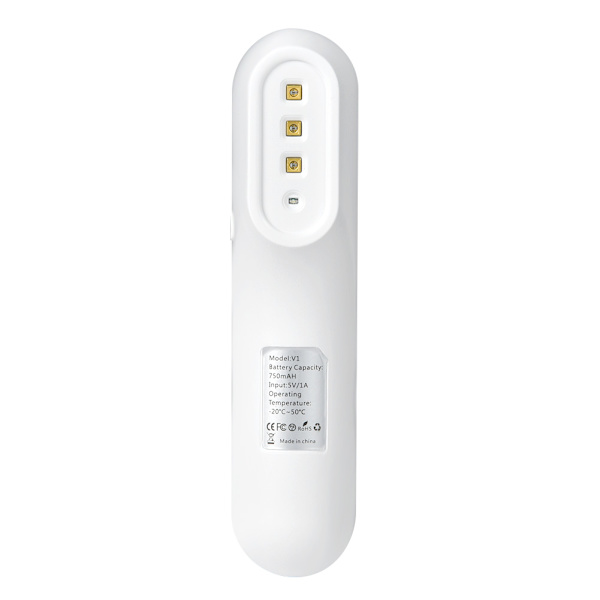 Bærbar Håndholdt UVC-Desinfektionslampe Højtydende LED Ultraviolet Lys USB Opladning