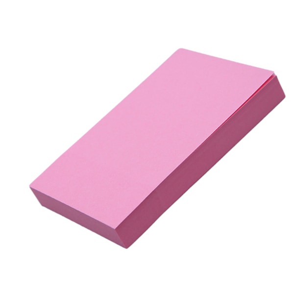 1 Förpackning 100 Ark Självhäftande Post-it-lappar Papperssida Markörer Memo Index Påminnelseflikar för Hem- och Kontorsbruk 76x50mm Vanlig Typ Röd