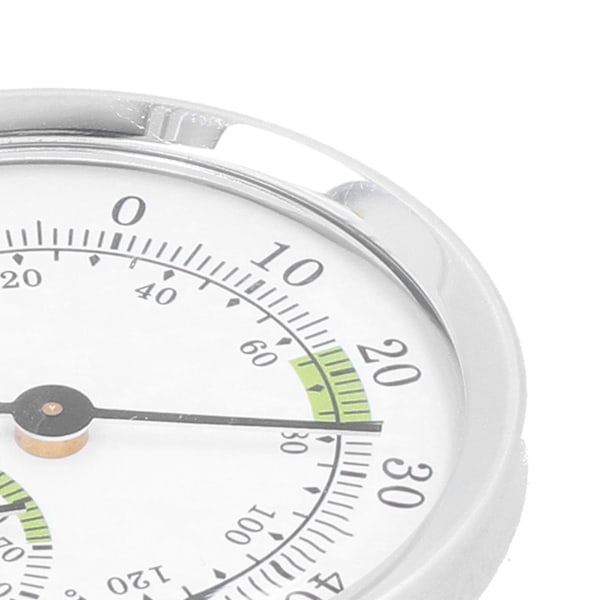 Termometer og hygrometer med urskive, mini hygrometer for humidor, drivhus, hage, hjem, safe