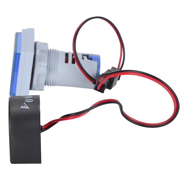 Strömsignalindikator Universal 3-Display Kvadratisk Lampa Ljus 60~500V AC AD16‑22VAHBlå