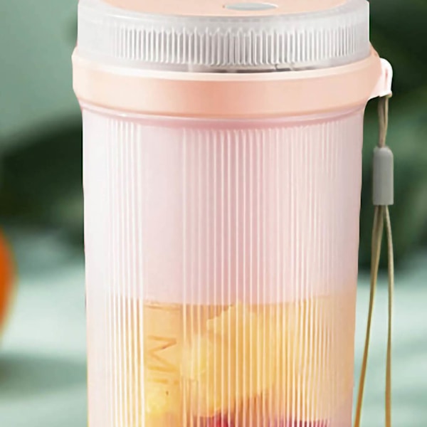 Portabel Blender Juicekopp USB Mini Juicekopp Elektrisk Blender Juicekopp för Hemmet Rosa