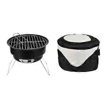 Udendørs Have Mini Foldbar Grillovn Rustfrit Stål BBQ Grill