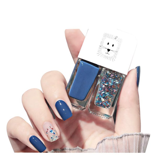 Nagellack Giftfri Snabbtorkande Nagellack Glansig Långvarig Nagellack
