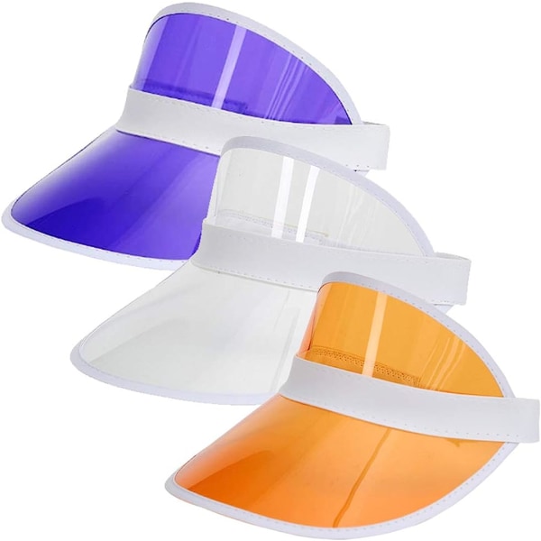 Solskydd av plast Flerfärgat UV-skydd Hatt Keps Cap