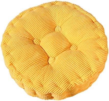 Tuolin pehmuste, paksu pehmuste, tikattu, pyöreä, sisä- ja ulkokäyttöön