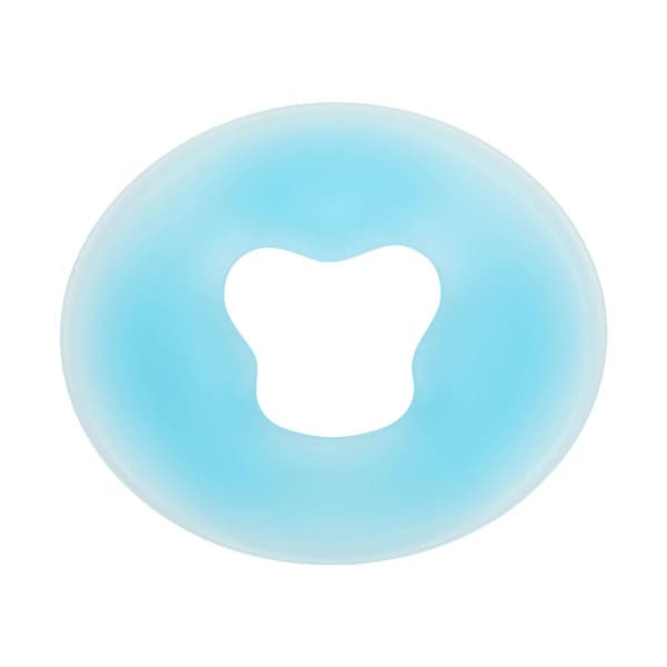 Mjuk Silikonkudde Bekväm Hudvänlig Rund Massage Spa Avslappnande Silikon Ansiktskudde blue