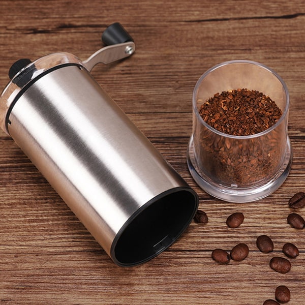 1 stk manuell kaffebønnekvern hjemmehåndsveivkvern