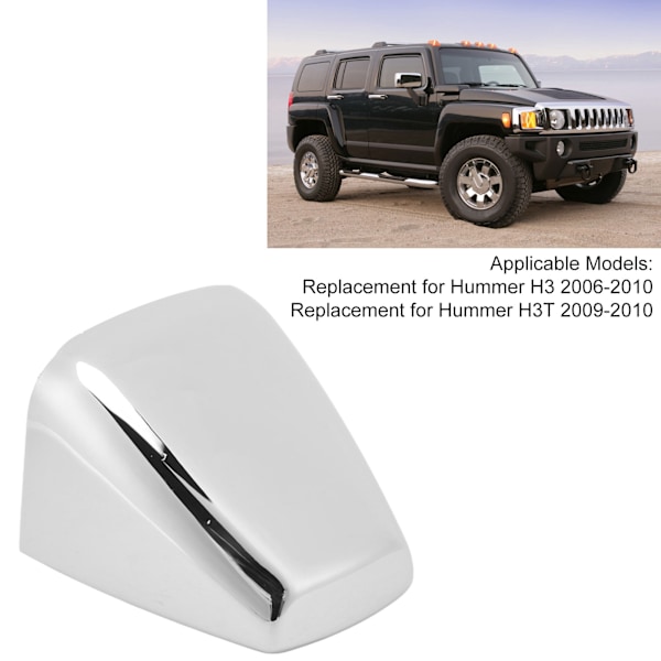 Kromdørhåndtakdeksler Glansoverflate Belegg Dørhåndtakdeksler Erstatning for Hummer H3 2006‑2010