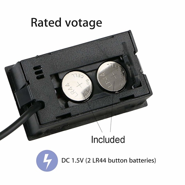 Batteridriven digital kylskåpstermometer, brett mätområde LCD-displaytermostat för omfattande övervakning i fordon, kylskåp och