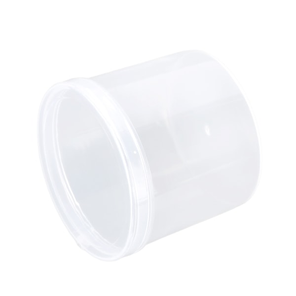 Puderpuff Förvaringslåda Transparent Dammsäker Bärbar Sminkpuff Behållare Väska för Pärlor Tabletter 5st