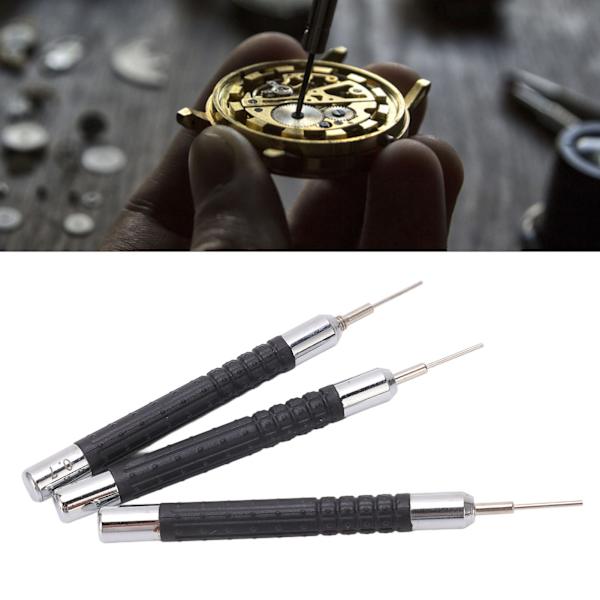 Urverk Kedjepinsavtagare Set 3 i 1 Aluminiumlegering Rostfri Klockreparationsverktyg för Underhåll